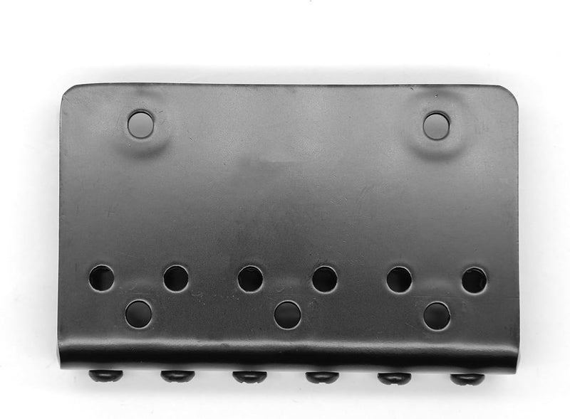 harpfeas 65MM Metal Fixed Hardtail Saddle Bridge Top Load Guitar Tailpiece For 6 string electric guitar or strat guitar (Black) - Image 4